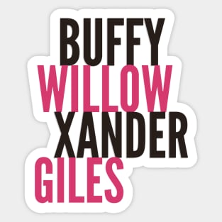 Buffy the Vampire Slayer Sticker